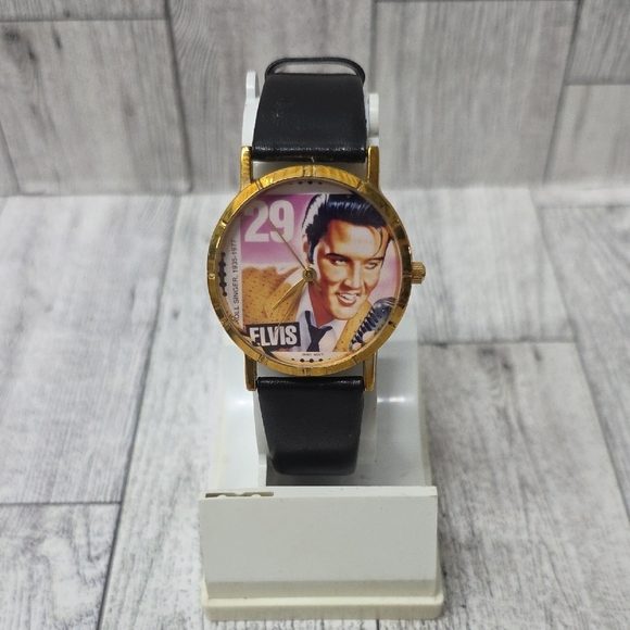 Other - Elvis Presley Gold and Black Men's Watch